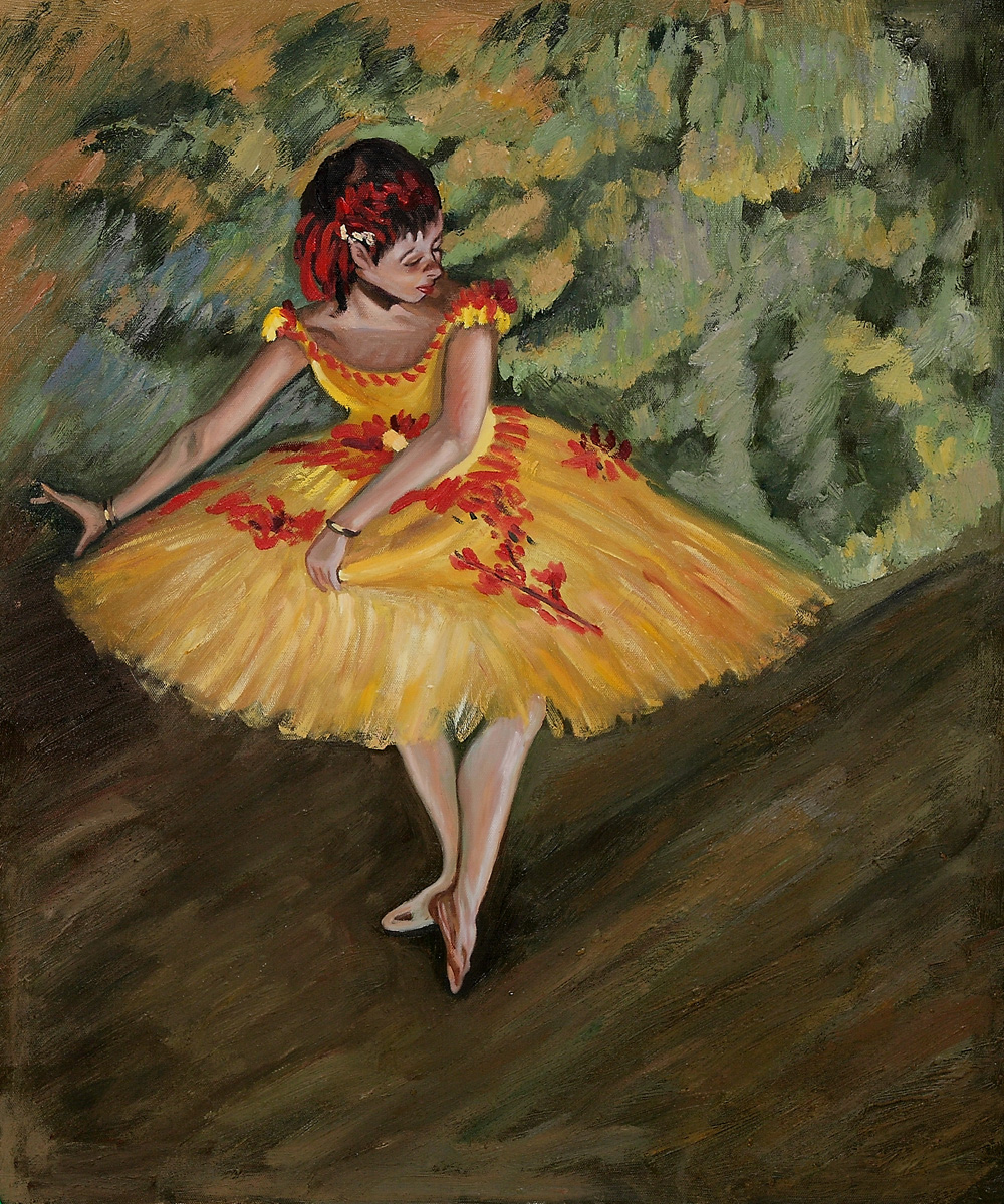 Dancer Making Points by Edgar Degas